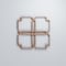 Ekena Millwork Extra Small Englewood Decorative Fretwork Wood Wall Panels, Wood, 7 3/8"W x 7 3/8"H x 3/8"T WALW08X08X0375EWDMF - alternate 2